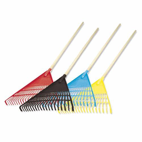 Number 8 Plastic Leaf Rake Assorted Colours