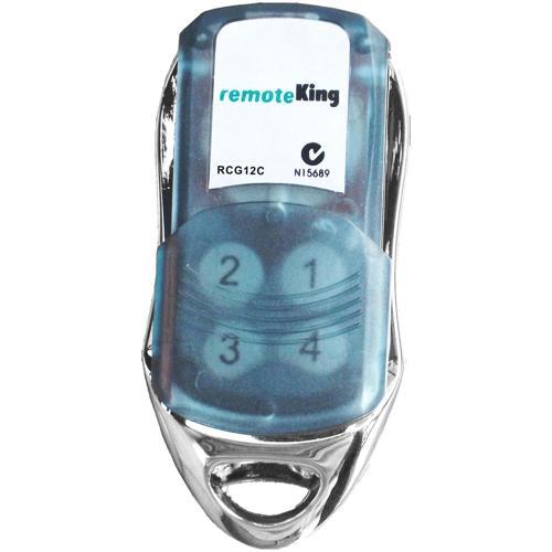 Remote King Garage & Gate Remote Control 434Mhz Black With Clear Buttons