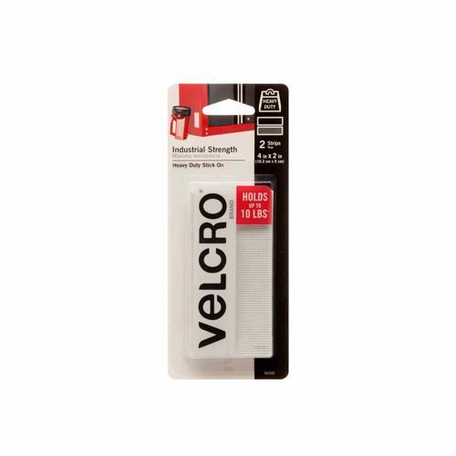 VELCRO Brand Industrial Strength Strips 50 X 102mm White Pack of 2