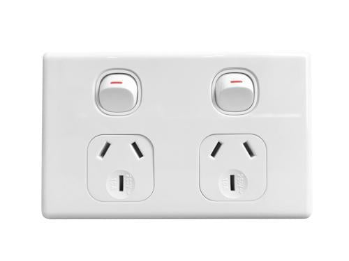 Goldair Horizontal Power Point Double White