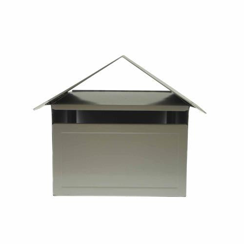 Mail Boss Oxford Metal Letterbox 230mm 270mm 345mm White