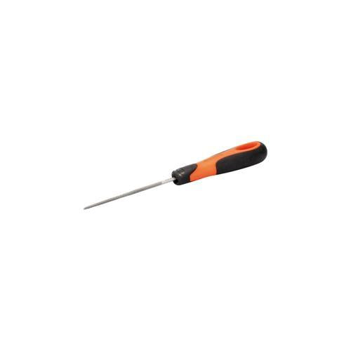 Bahco Round File 250mm Grey Orange And Black