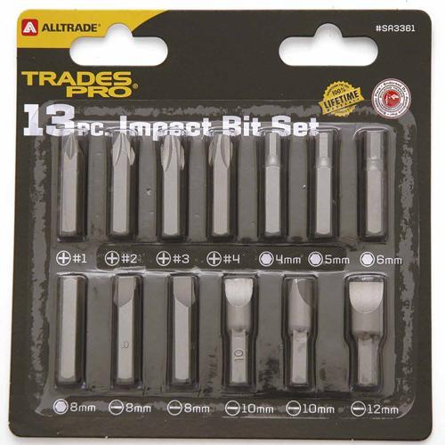 Tradepro Impact Bit Set 13 Piece