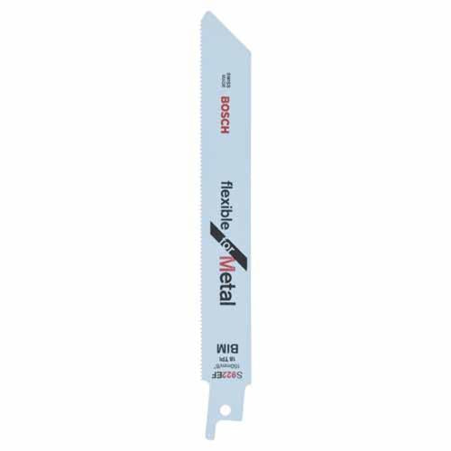 Bosch Sabre Saw Blade Flexible For Metal S 922 EF 150mm Pack of 2