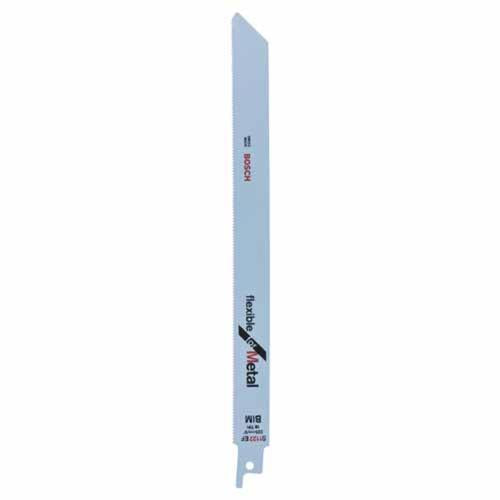 Bosch Sabre Saw Blade Flexible For Metal S 1122 EF 225mm Pack of 2