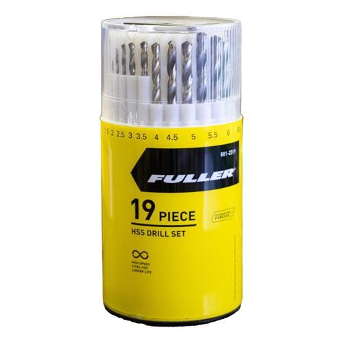 Fuller 19 PIECE DRILL BIT SET 1 To 10mm