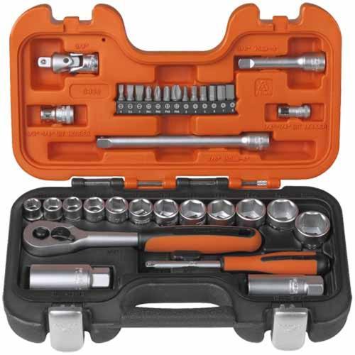 Bahco Socket And Mechanical Set 34 Piece