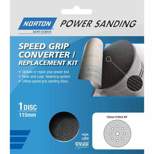 Norton Speedgrip Face Replacement Disc 115mm Black
