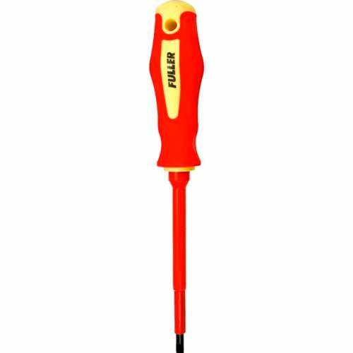 Fuller Pro Slotted Insulated Screwdriver 5.5mm 125mm Length Red And Yellow