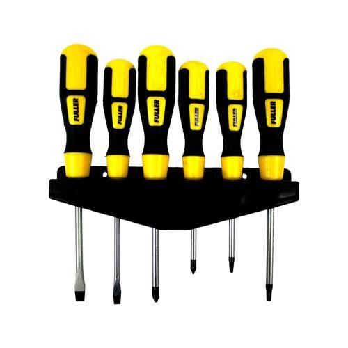 Fuller Screwdriver Set With Wall Rack 6 Piece