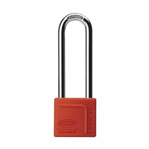 Lockwood Padlock 40/80mm Red Silicon Cover