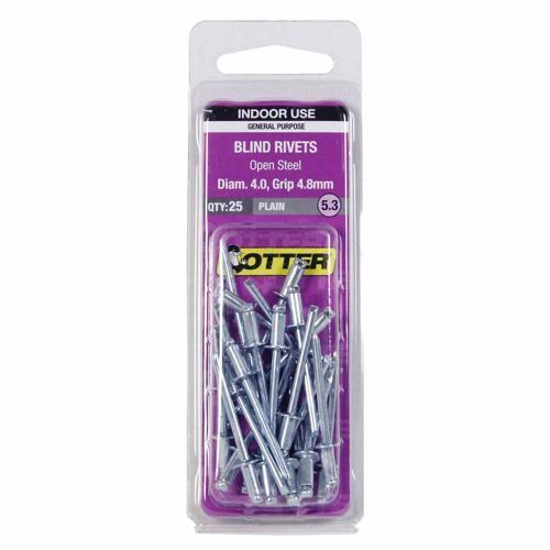 Otter Blind Rivets 5.3 Pack of 25 Steel