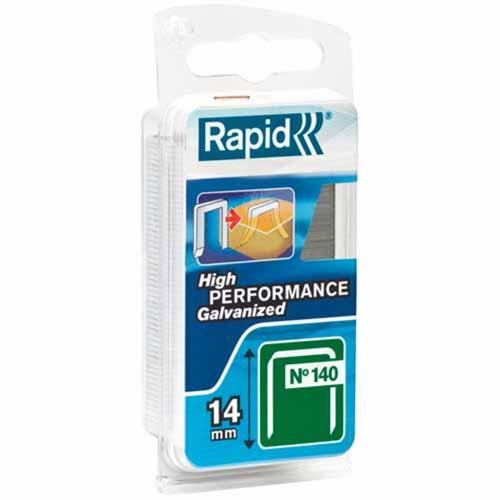 Rapid 140 Series 140/14 DP Staples Pack of 648 Galvanised