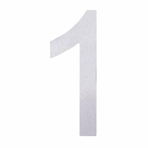 Elements Hardware Adhesive Stainless Steel Numeral #1 100mm Stainless Steel