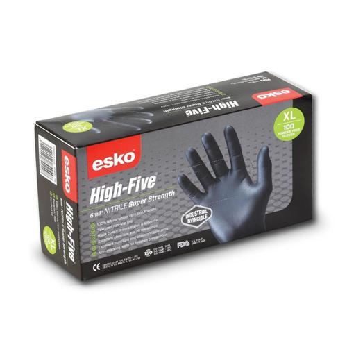 Esko Heavy Duty Nitrile Disposable Gloves XL Pack of 100