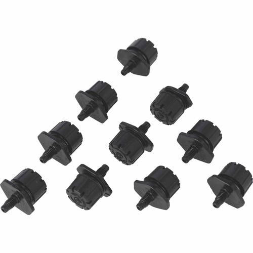Neta Adjustable Dripper Thread 4mm Black Pack of 10