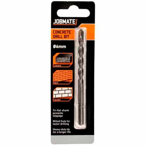 Jobmate Masonry Bit Concrete 6mm Silver