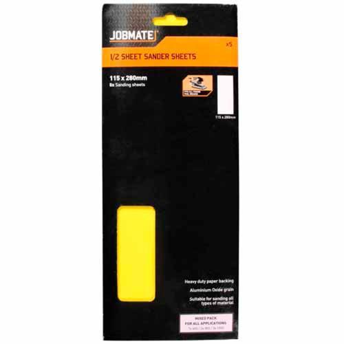 Jobmate S/Paper Sheet 5pc 115x280mm