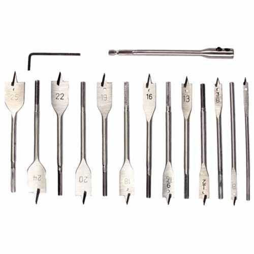 Jobmate Spade Bit Set 65HCS 15 Piece