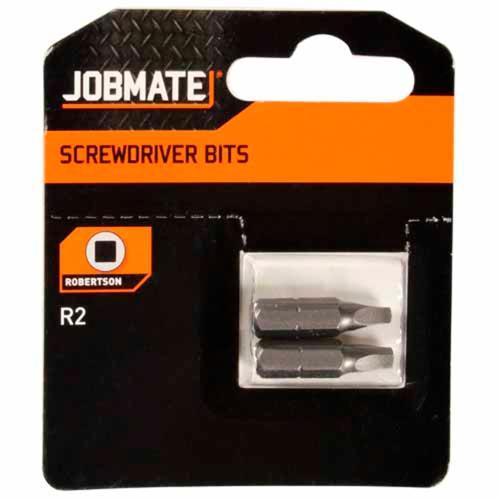 Jobmate S/D Bit Sq #2 S6150 25mm Grey Pack of 2