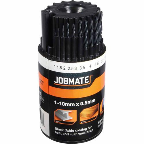 Jobmate Drill Bit Set HSS 19 Piece