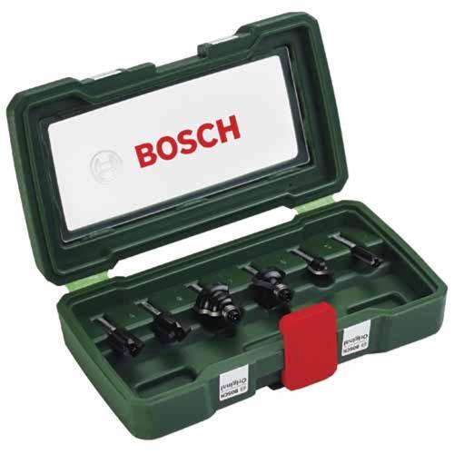 Bosch Router Bit Set 6 Piece Set