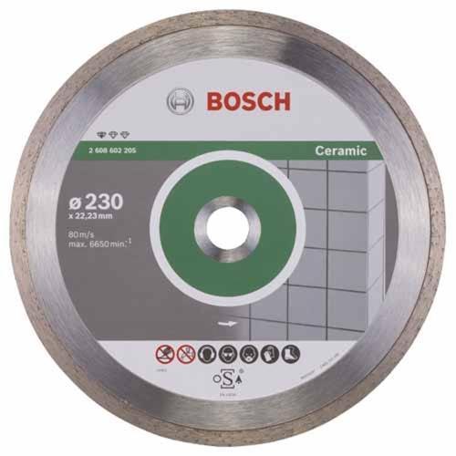 Bosch Diamond Cutting Disc Professional For Ceramic 230mm Silver