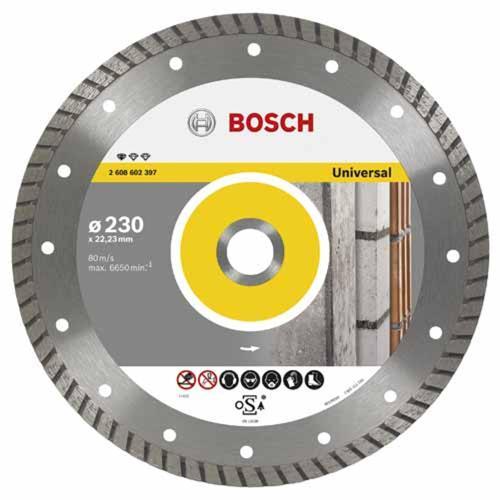 Bosch Diamond Cutting Disc Professional For Universal Turbo 230mm Silver