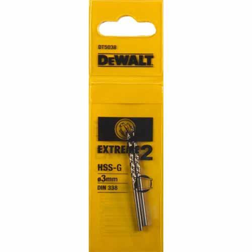 DeWALT Extreme Drill Bit 3 X 33 X 61mm Pack of 2