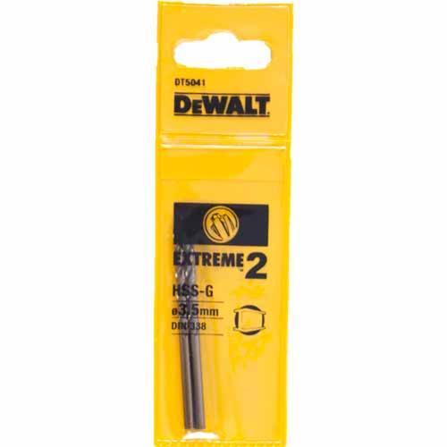 DeWALT Extreme Drill Bit 3.5 X 39 X 70mm Pack of 2