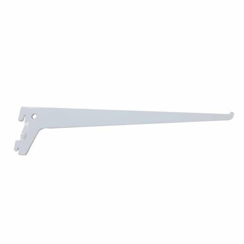 Number 8 Bracket Single Slot 250mm White
