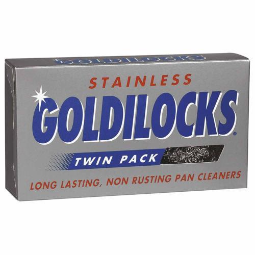Stainless Steel Non-Rust Scourer Pack of 2