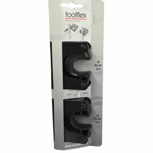 Toolflex Tool Holder 30 To 40mm Black Pack of 2