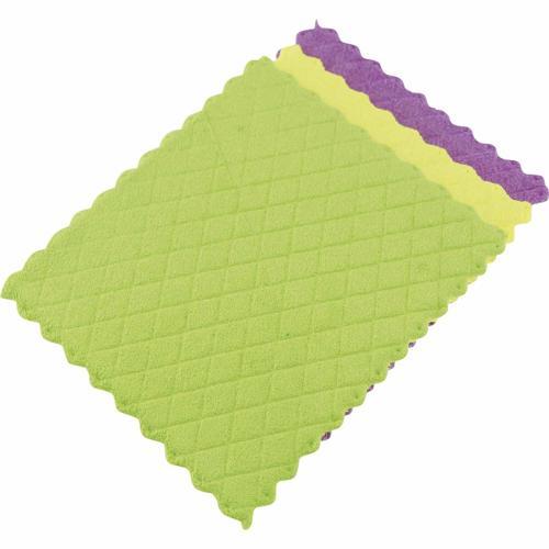 Spick N Span Kitchen Sponge Cloths L: 200 170mm Pack of 3 Assorted Colours