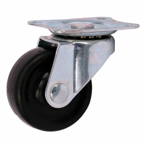 Titan Rubber Swivel Castor Pack 40mm Black Pack of 2