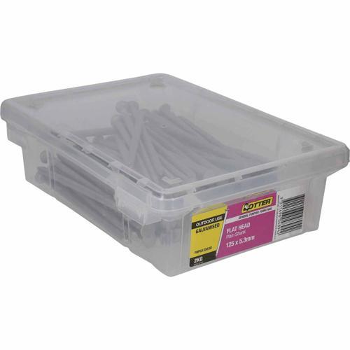 Otter Flat Head Nails 125 X 5.3mm 2kg Galvanised