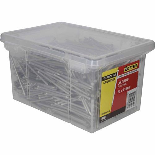 Otter Jolt Head Nails 75 X 3.15mm 5kg Galvanised