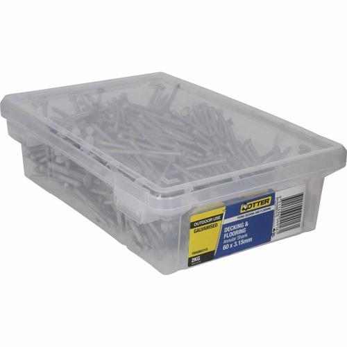 Otter Decking & Flooring Nails 60 X 3.15mm 2kg Galvanised