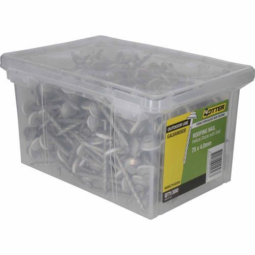 Otter Roofing Nails 75 X 4.0mm Galvanised Pack of 300