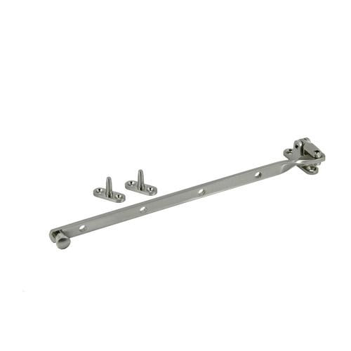 Jaeco Fanlight Window Stay 305mm Satin Nickel Finish