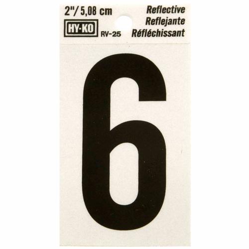 HY-KO Letterbox Number 6 51mm