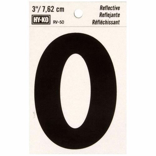 HY-KO Letterbox Number 0 76mm