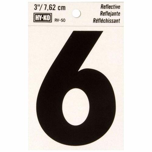 HY-KO Letterbox Number 6 76mm
