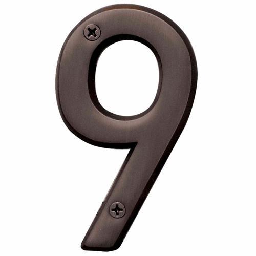 HY-KO Letterbox Number 9 102mm Old World Bronze