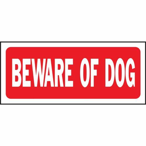 HY-KO Beware Of Dog Sign 355mm L: 152mm