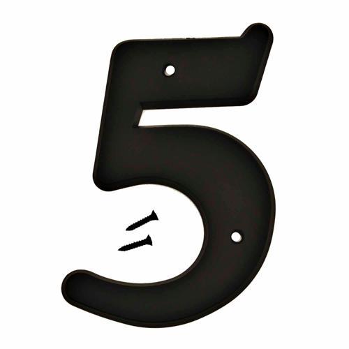 HY-KO Plastic House Number 5 152mm