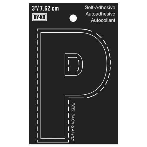 HY-KO LetterboxLetter P 76mm Black