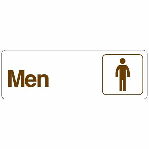 HY-KO Restroom Men Sign 76mm L: 229mm