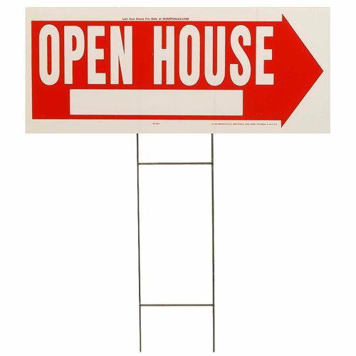 HY-KO Open House Sign 590mm L: 150mm