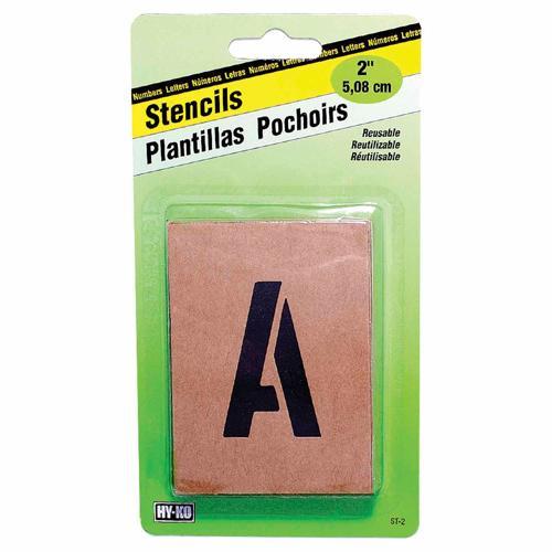 HY-KO Letters & Numbers Stencil Pack 51mm